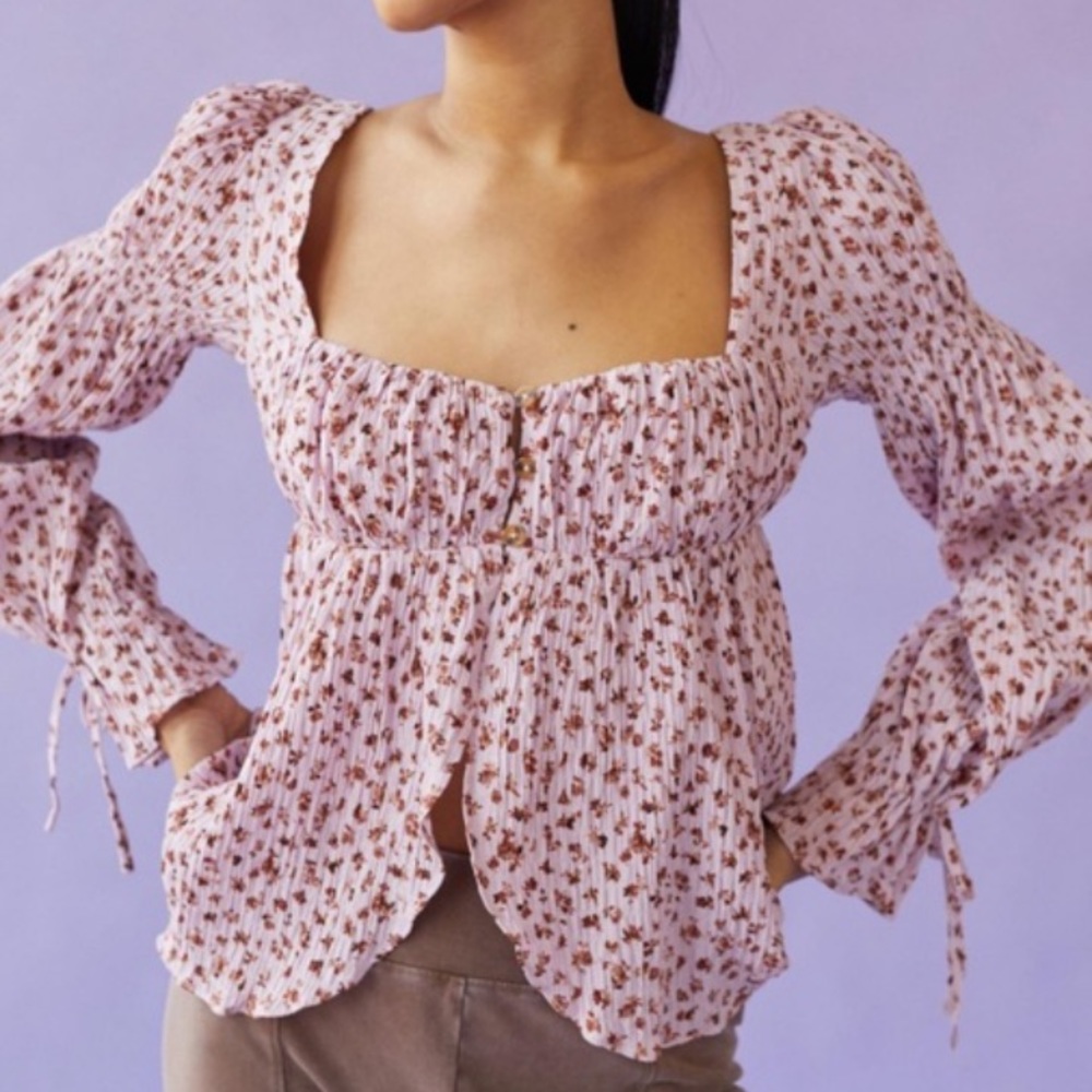 Urban Outfitters Babydoll Top Lilac